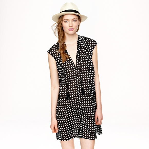 J. Crew Dresses & Skirts - J Crew  FOULARD GAUZE TUNIC Dress Medium